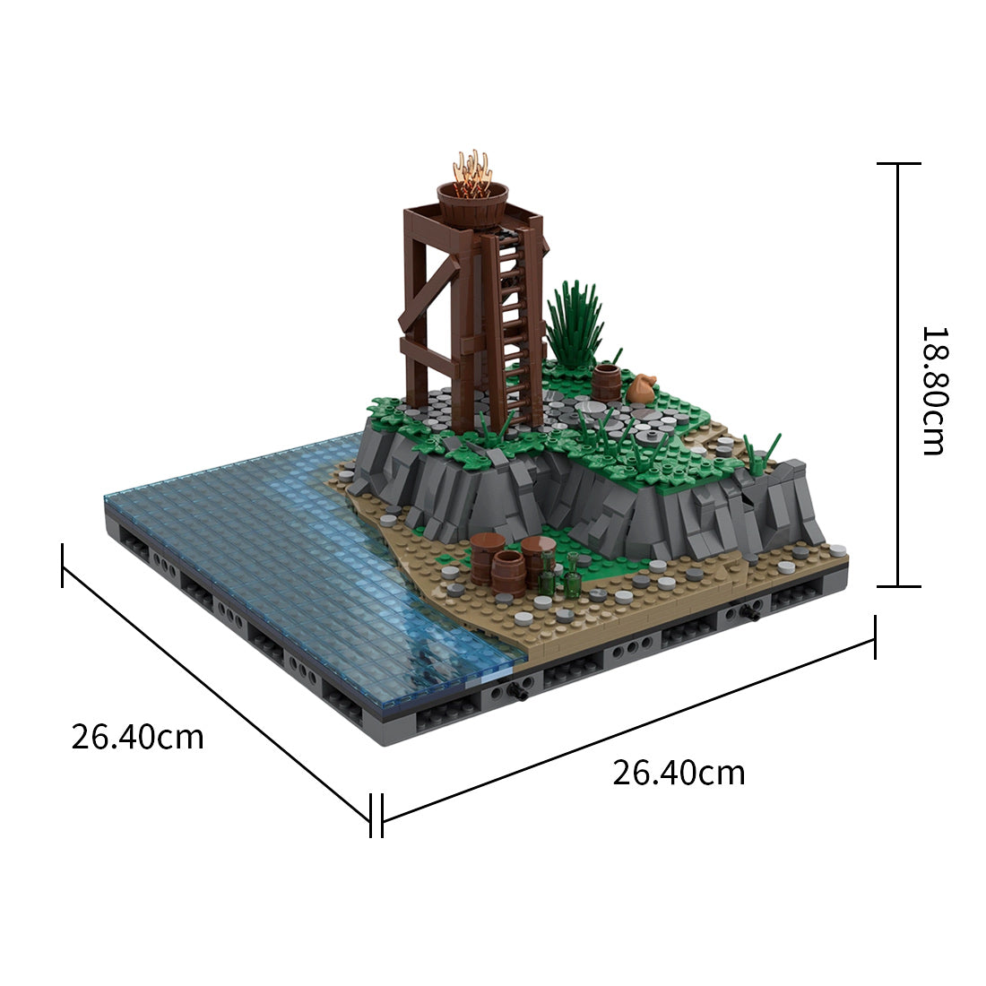 Medieval Pirate Tower PA-001 Klemmbausteine
