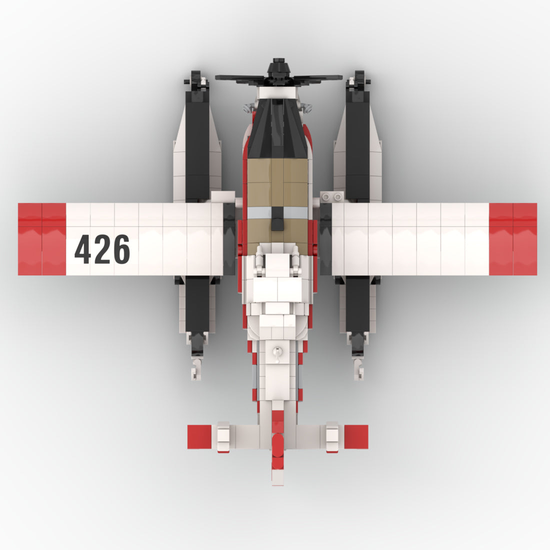 Amphibisches Löschflugzeug AT-802F Fire Boss (Tanker 426) Klemmbausteine