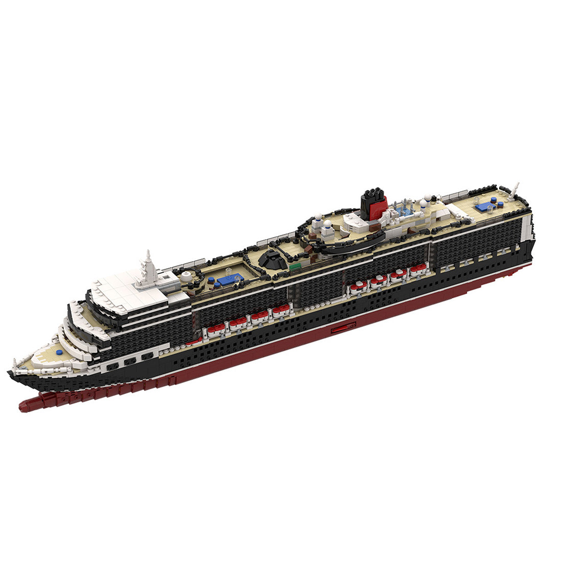 MOC-119910 Queen Elizabeth (Building instructions only) Klemmbausteine