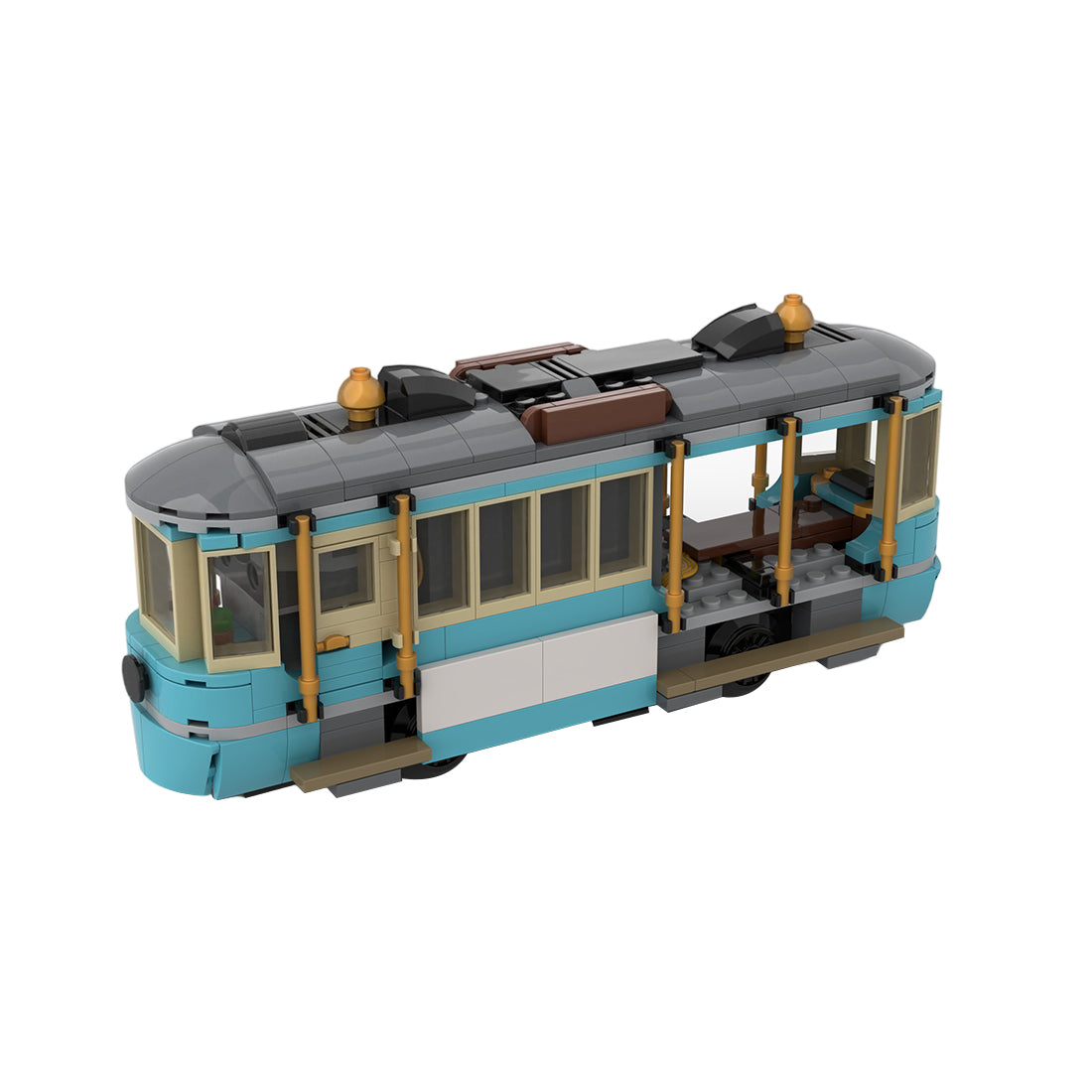 MOC-267158 Classic Beach Tram Klemmbausteine