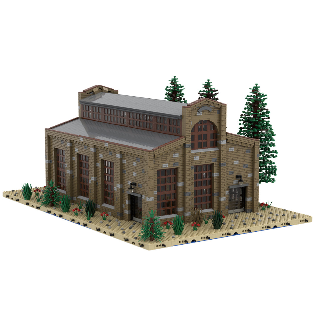MOC-139273 Union Crane and Shovel Warehouse Klemmbausteine