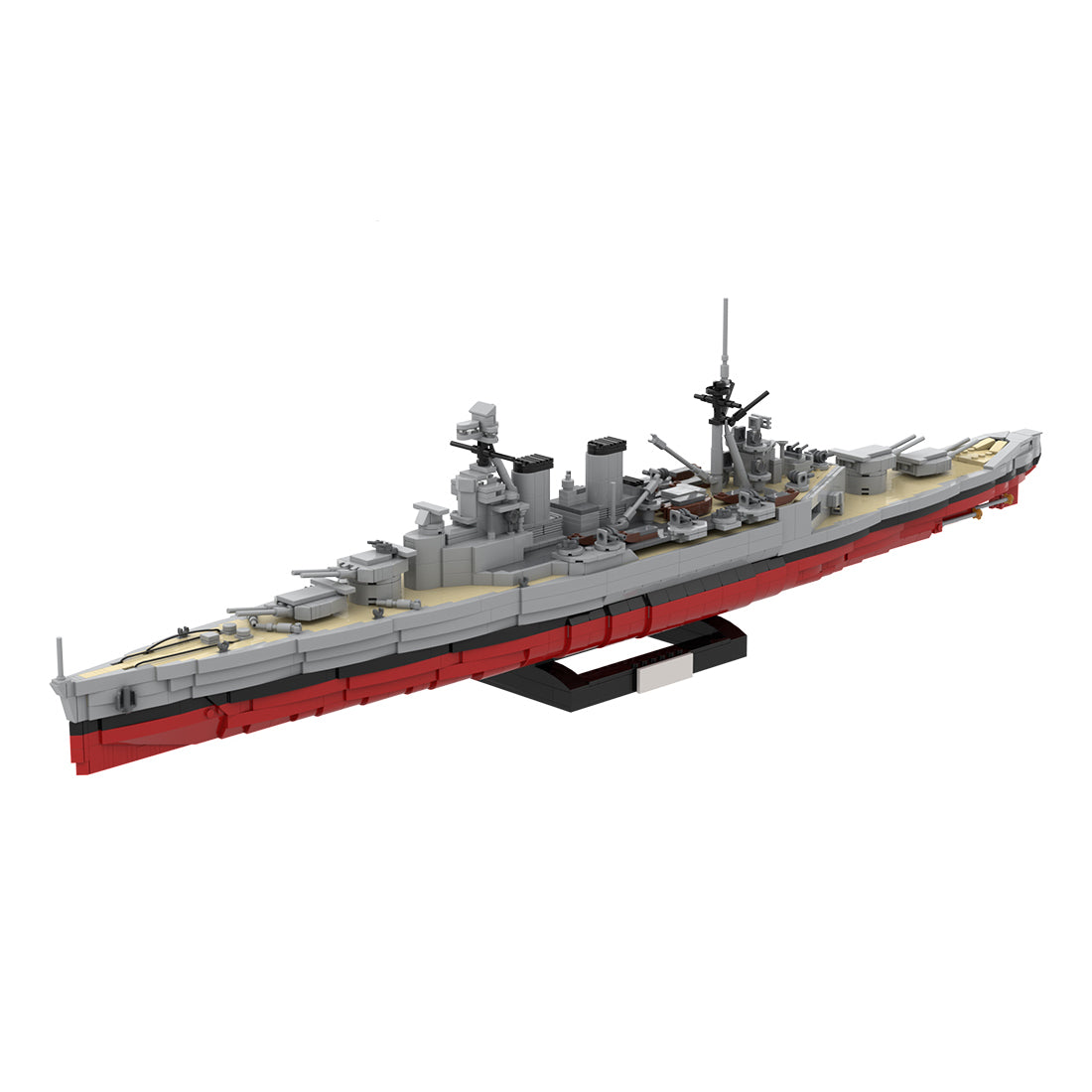 1/300 Scale HMS Hood Battlecruiser Klemmbausteine