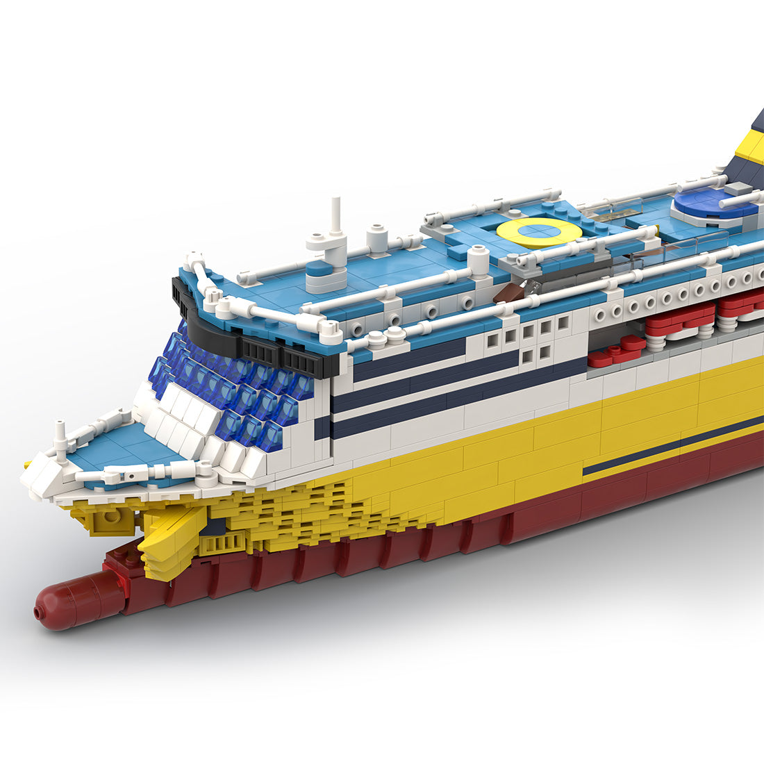 MOC-69159 Lota Bausteinboot Klemmbausteine