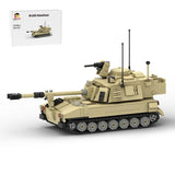 MOC-152147 M-109 PALADIN | 155mm Howitzer | 1:35 Scale Klemmbausteine