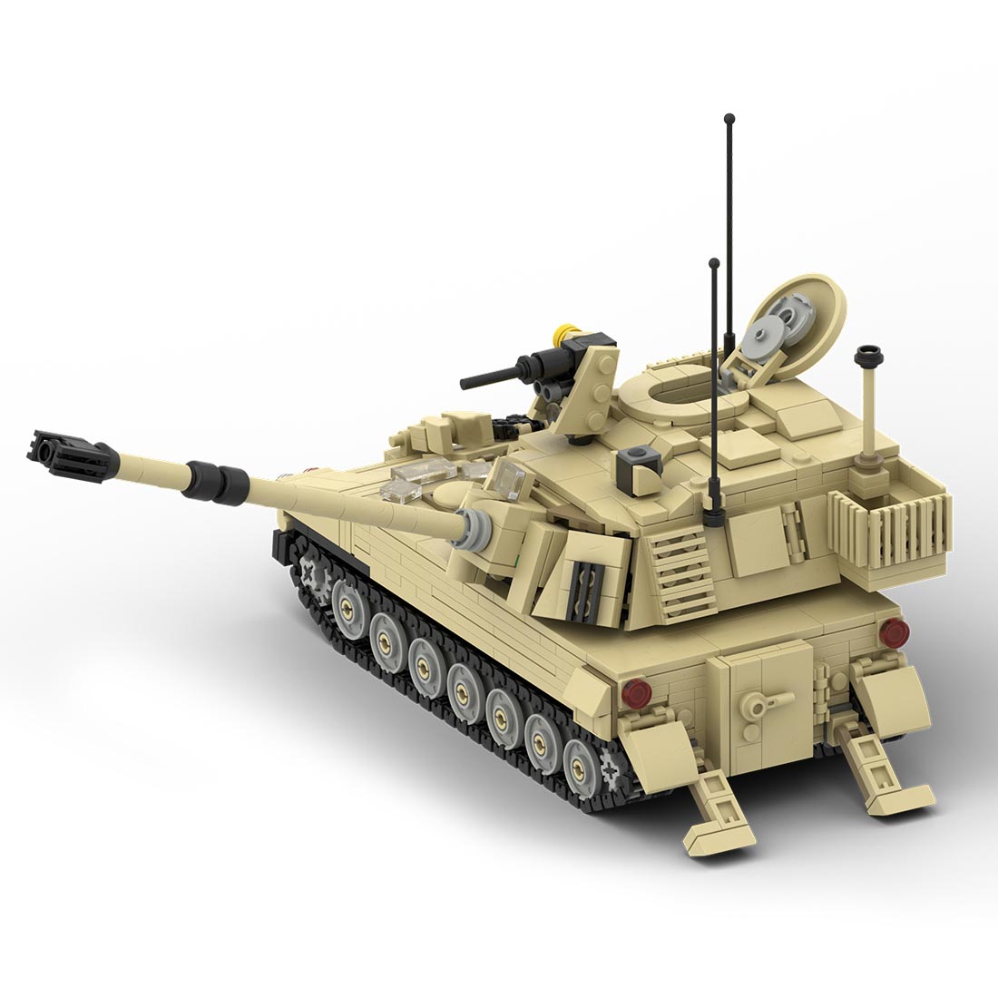 MOC-152147 M-109 PALADIN | 155mm Howitzer | 1:35 Scale Klemmbausteine