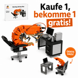 Office Working Shrimp Klemmbausteine