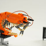 Office Working Shrimp Klemmbausteine