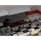 MOC-74851 Frank's Corner Diner Clamp Building Blocks