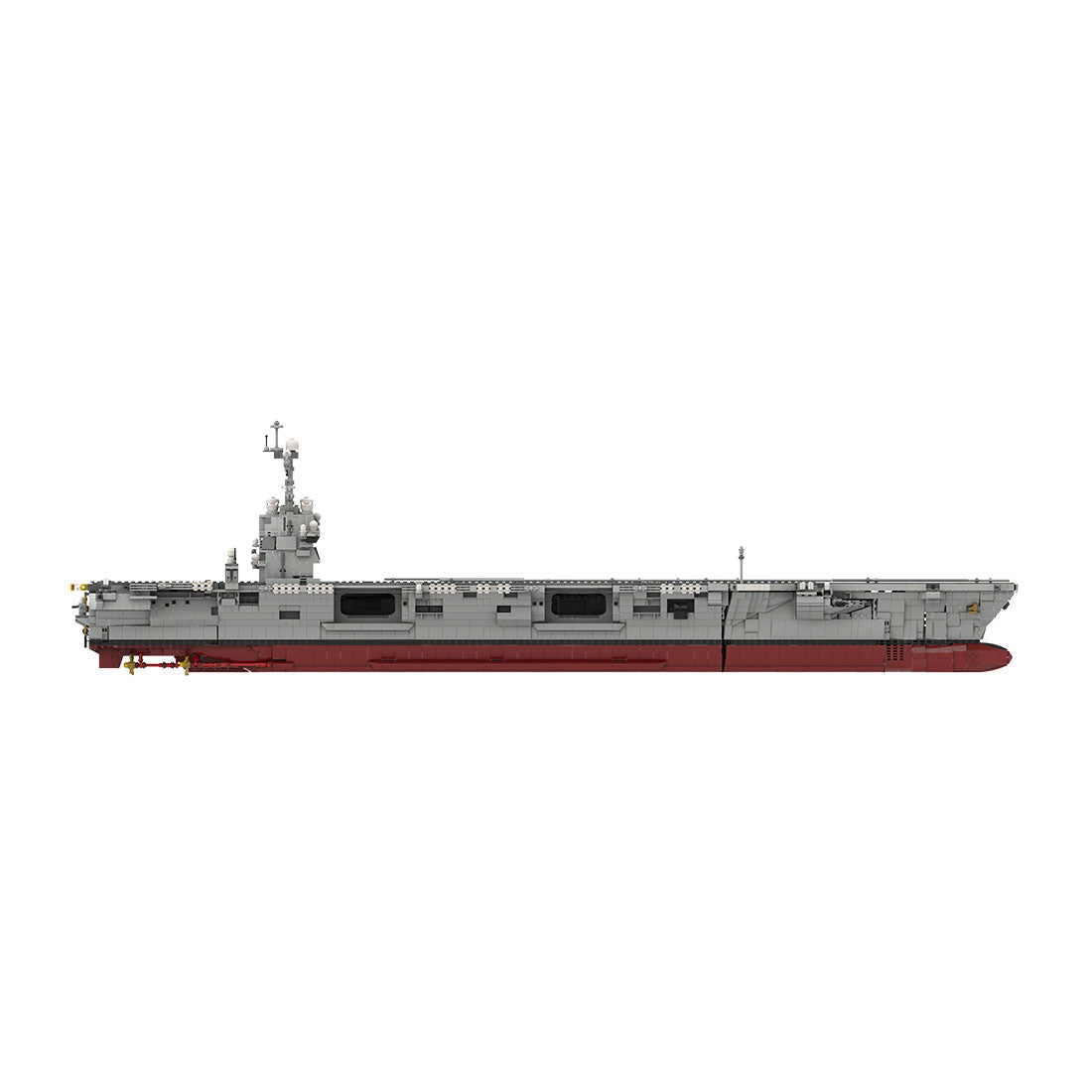 MOC-192566 CVN-78 Gerald R. Ford | Aircraft Carrier - 1:300 Scale klemmbausteine