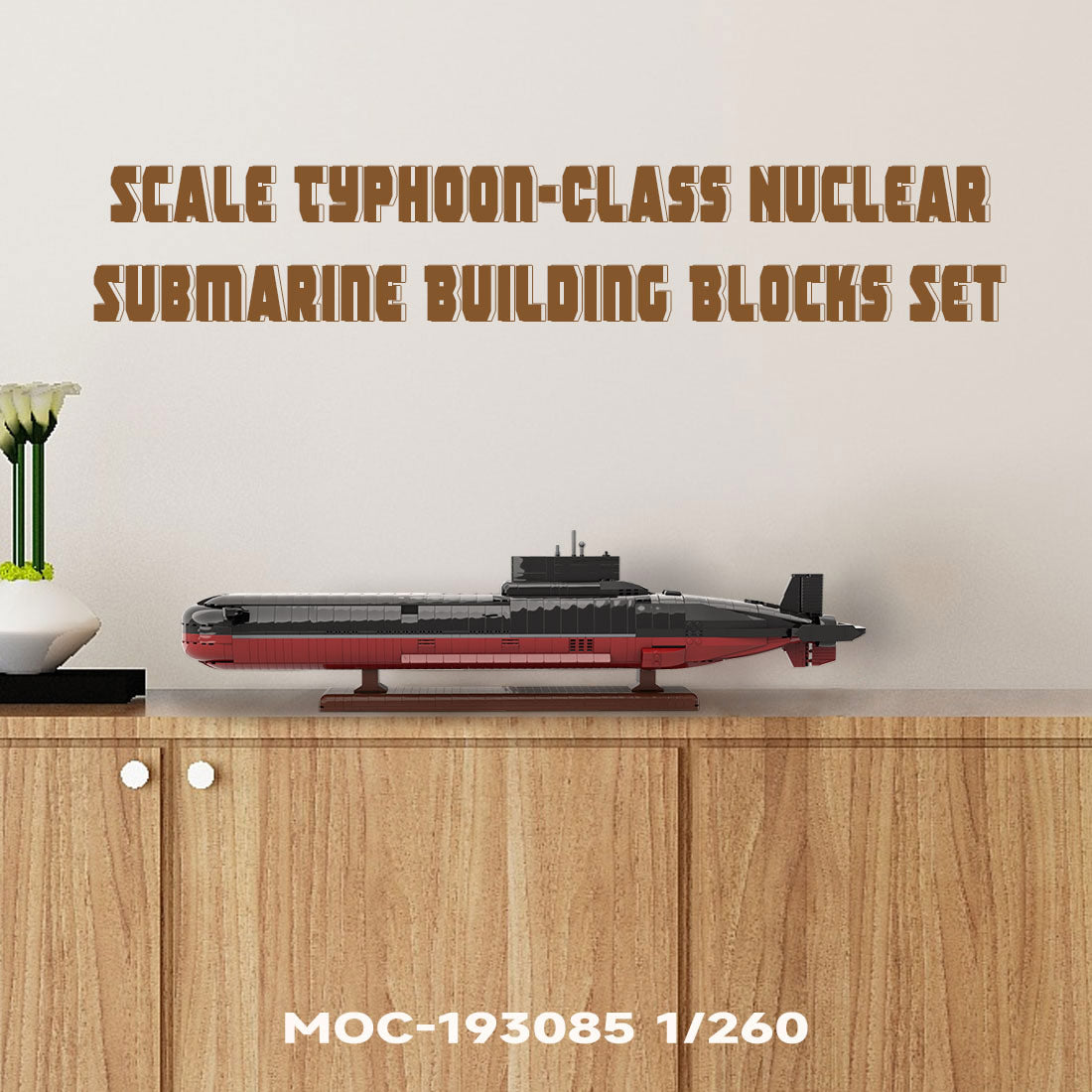 MOC-193085 Typhoon Class Submarine klemmbausteine