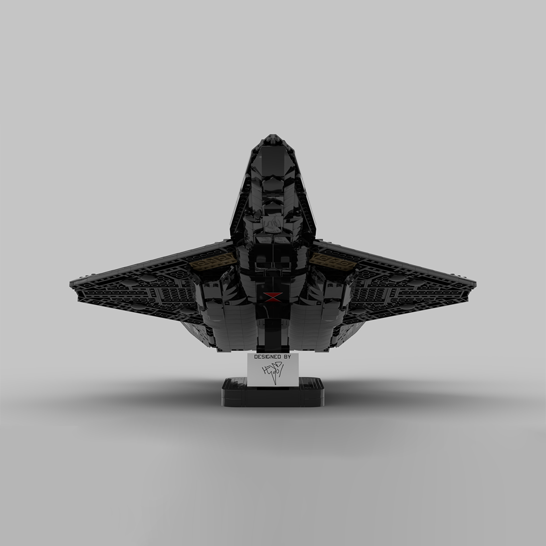 MOC-177282 1:35 Scale YF-23 Grey Ghost & Black Widow II Klemmbausteine