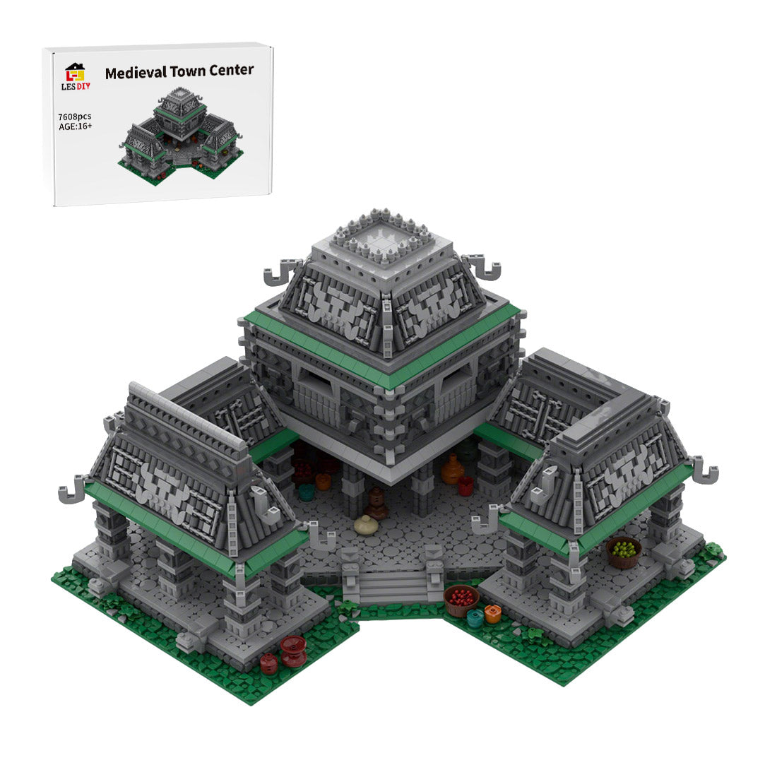 MOC-214540 Age of Empires - Town Center (Native American) Klemmbausteine