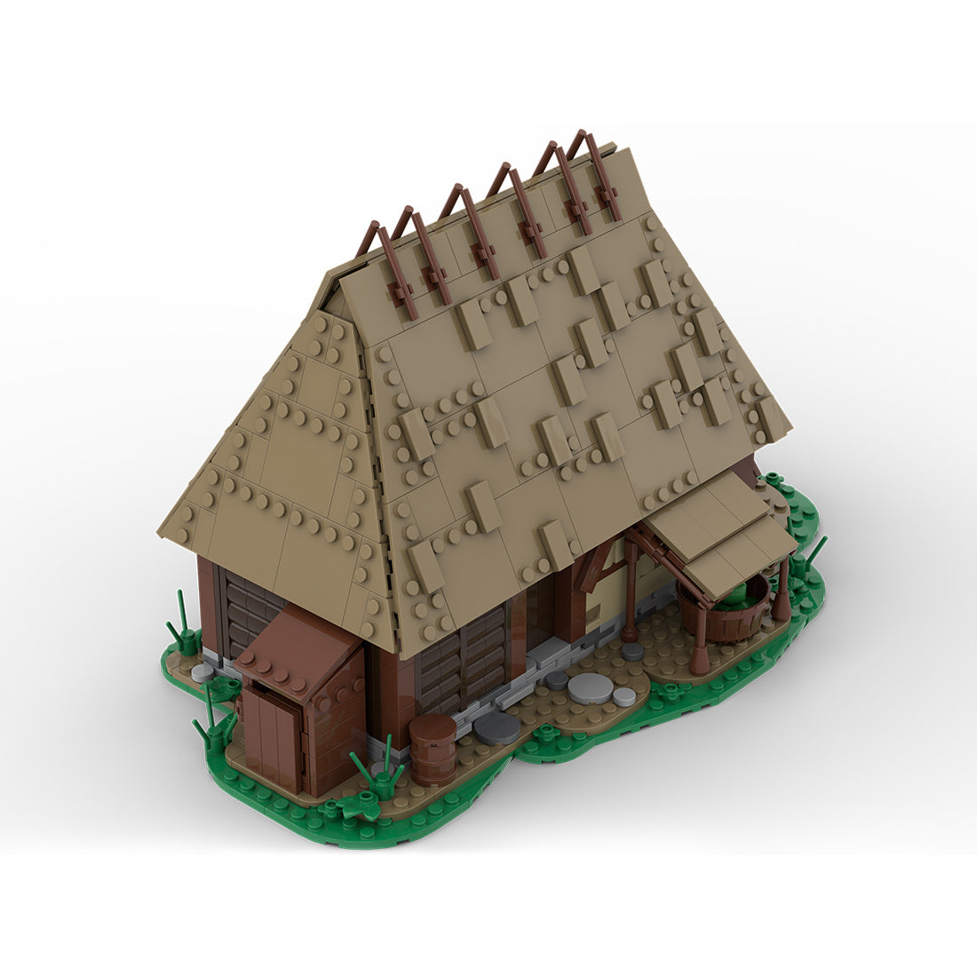 Medieval Dwelling DIY Village House Klemmbausteine