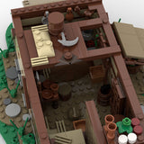 Medieval Dwelling DIY Village House Klemmbausteine