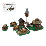 Medieval DIY Animals Ranch Klemmbausteine