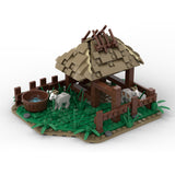 Medieval DIY Animals Ranch Klemmbausteine