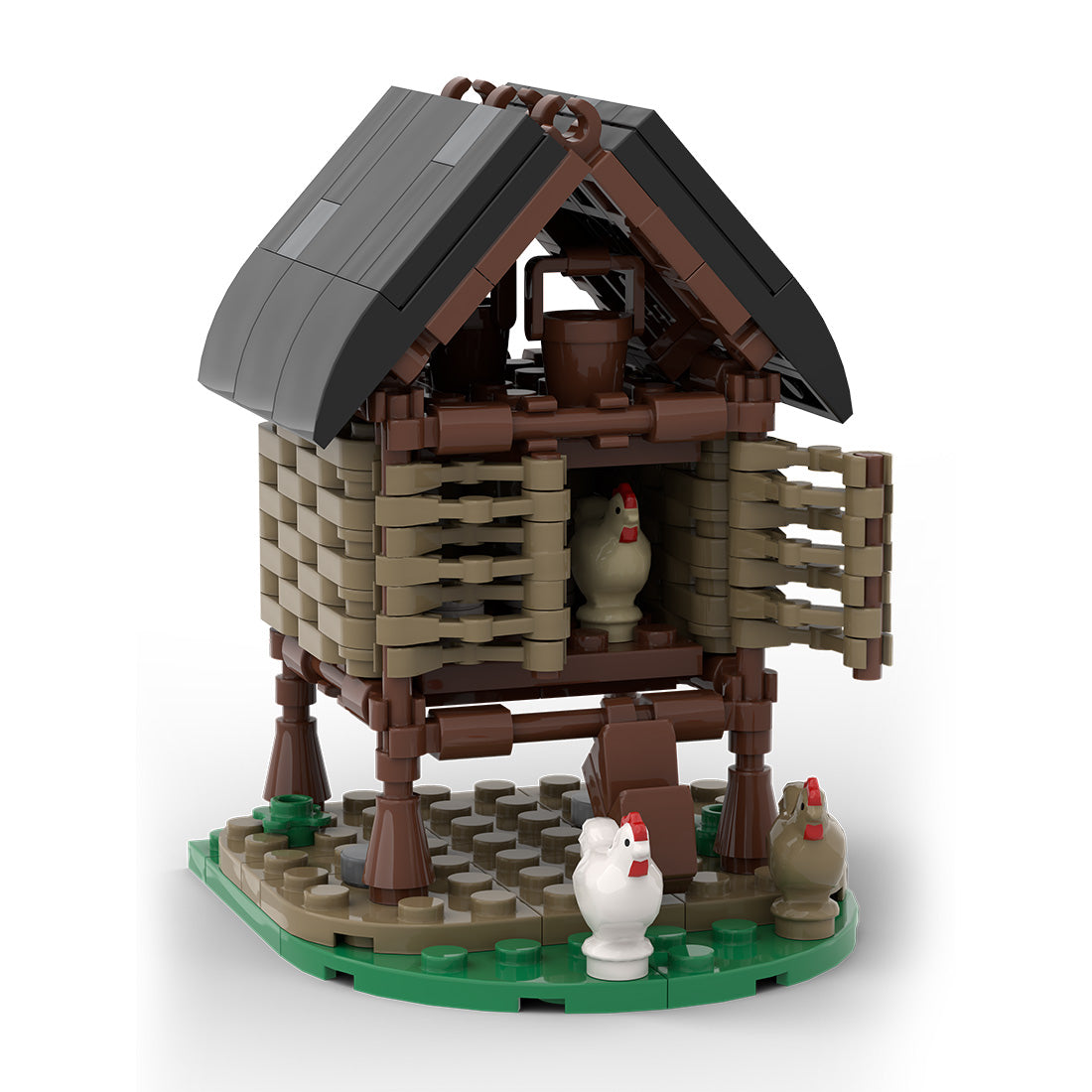 Medieval DIY Animals Ranch Klemmbausteine