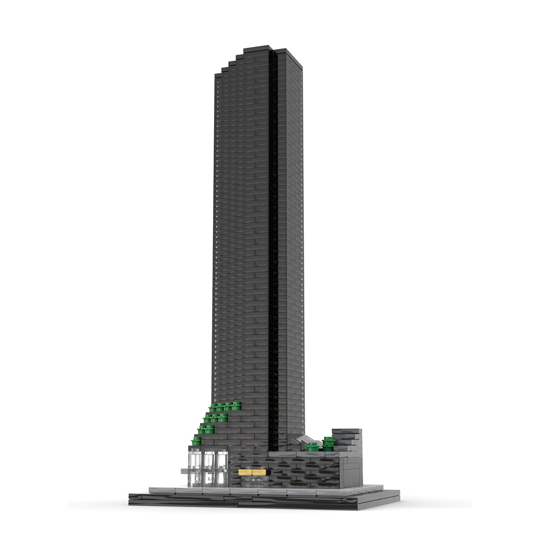MOC-211277 Trump Tower 1:800 Scale Klemmbausteine