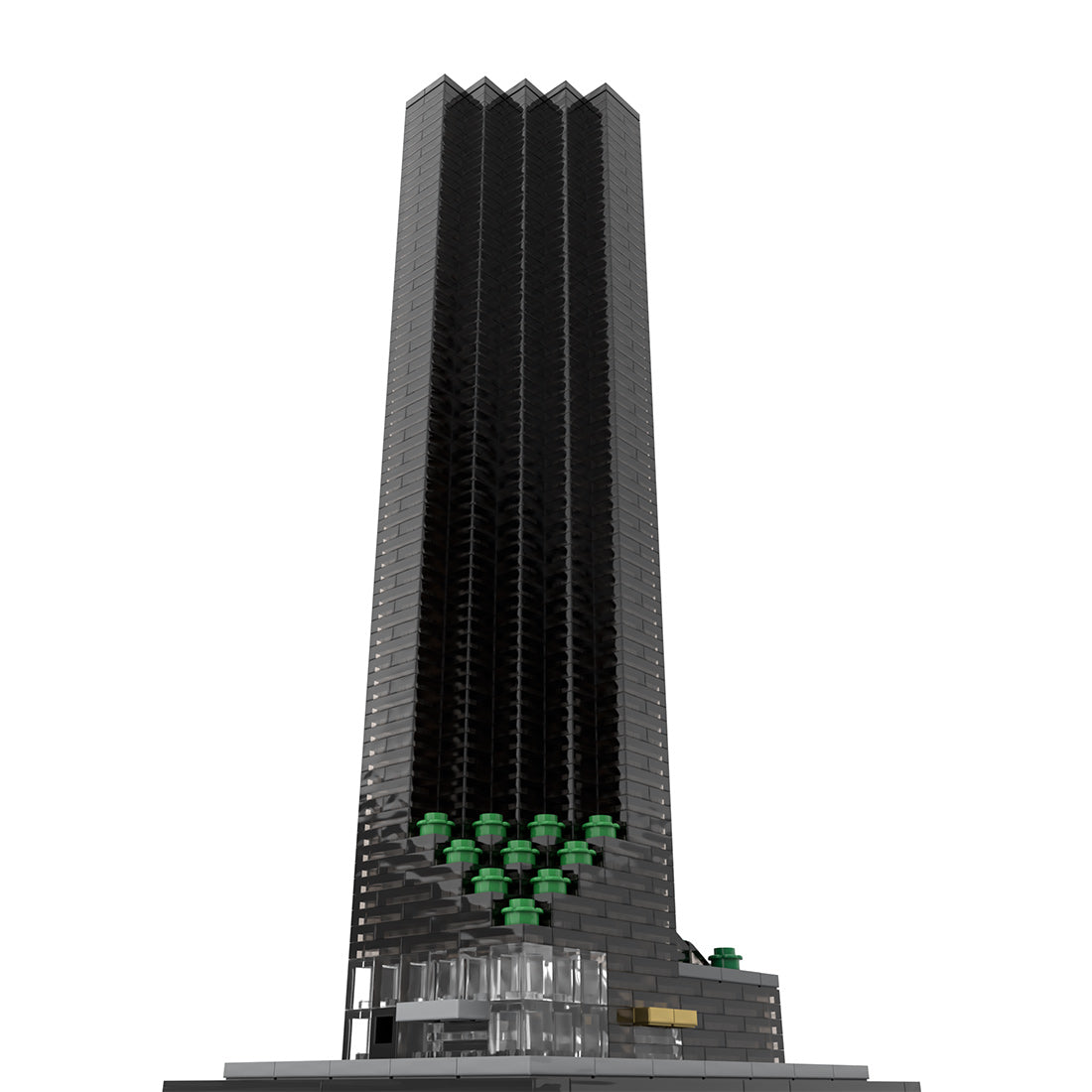 MOC-211277 Trump Tower 1:800 Scale Klemmbausteine