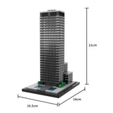 MOC-219954 Seagram Building 1:800 Scale Klemmbausteine