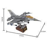 MOC-224853 F-16C Fighting Falcon, Nellis (1:58) Klemmbausteine