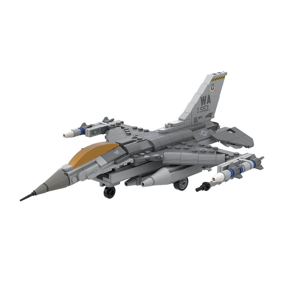MOC-224853 F-16C Fighting Falcon, Nellis (1:58) Klemmbausteine