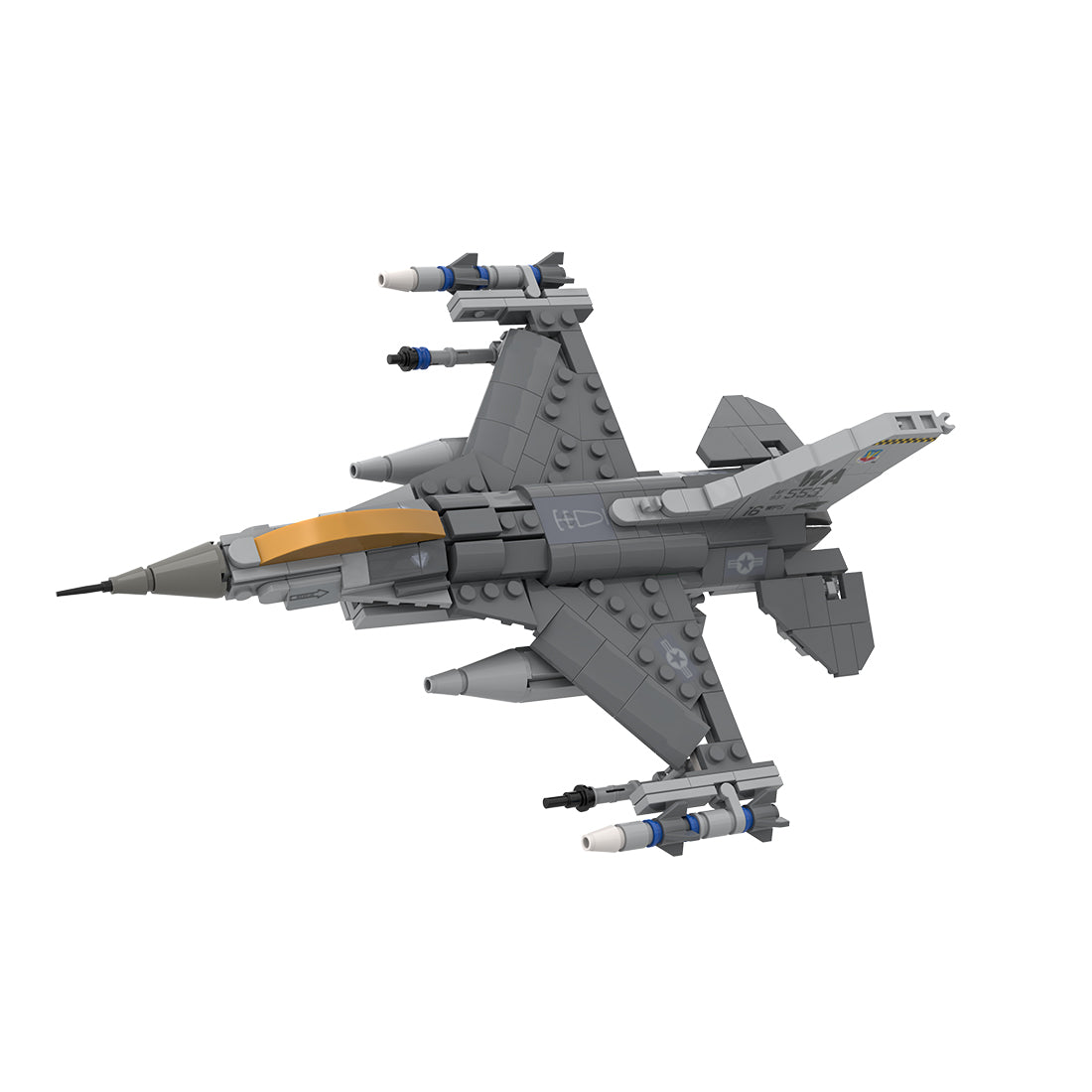 MOC-224853 F-16C Fighting Falcon, Nellis (1:58) Klemmbausteine