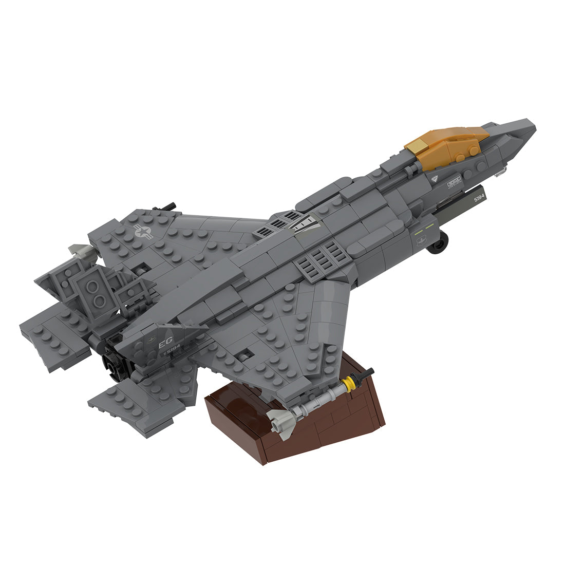 1/58 Scale American Multirole Military Combat Fighter Klemmbausteine