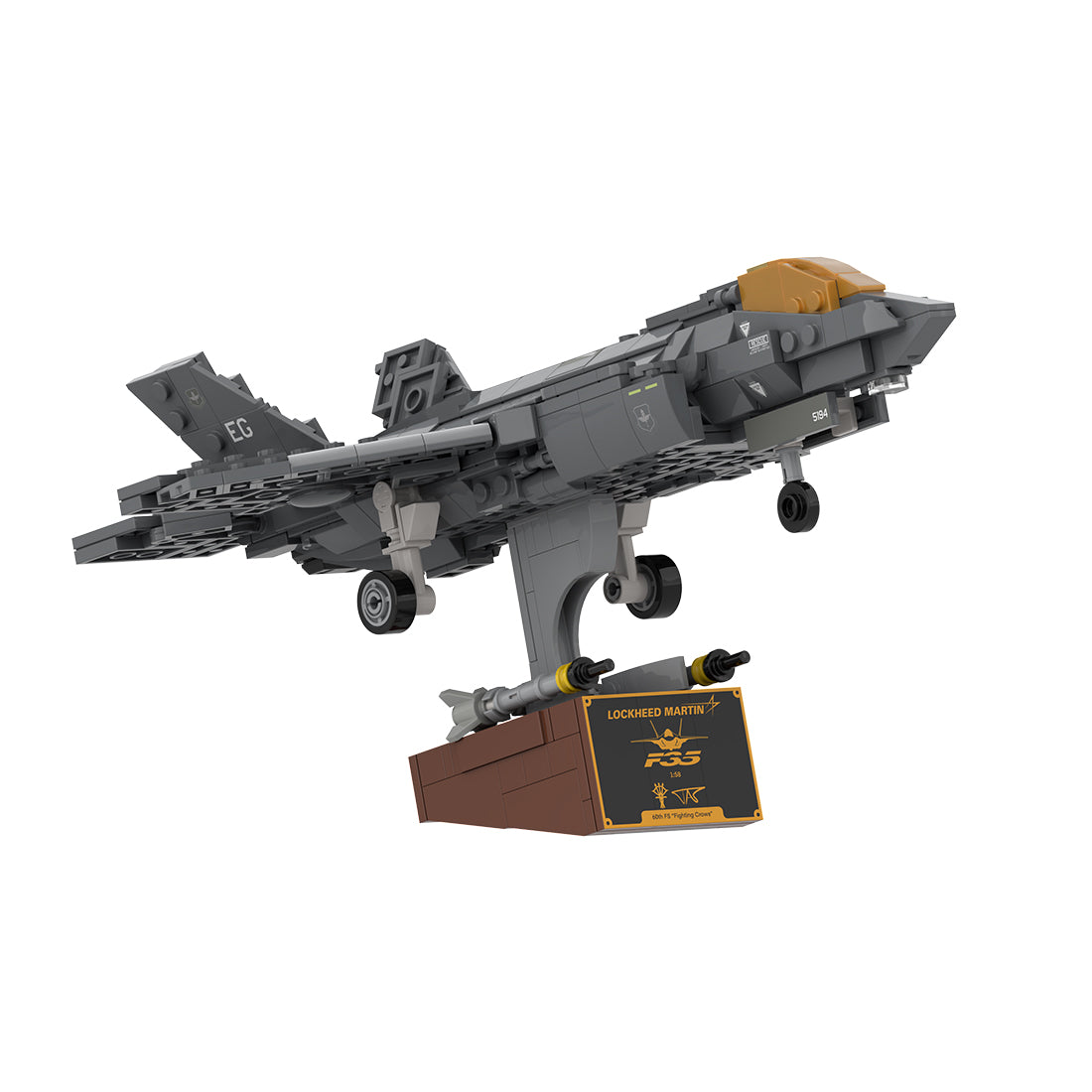 1/58 Scale American Multirole Military Combat Fighter Klemmbausteine