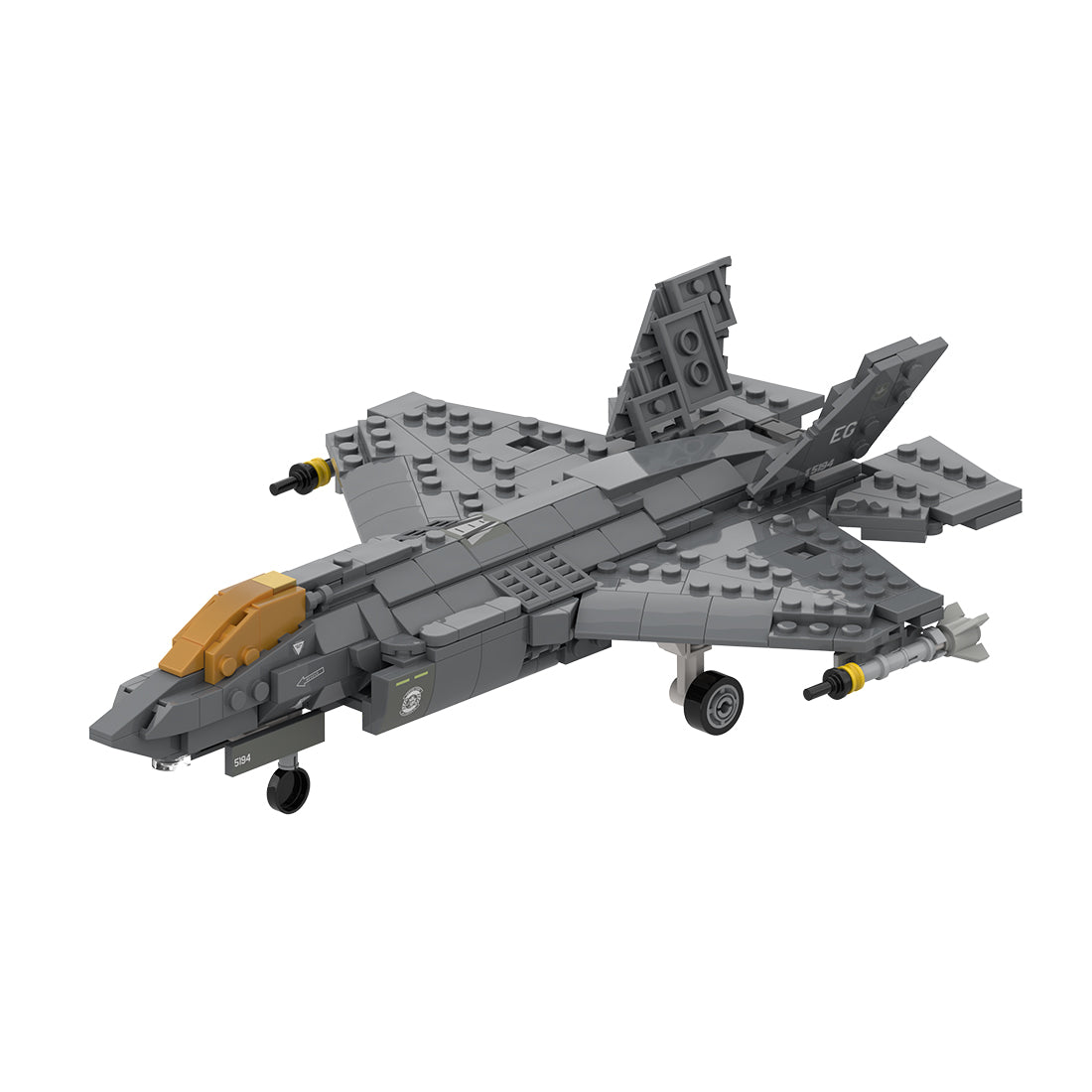 1/58 Scale American Multirole Military Combat Fighter Klemmbausteine