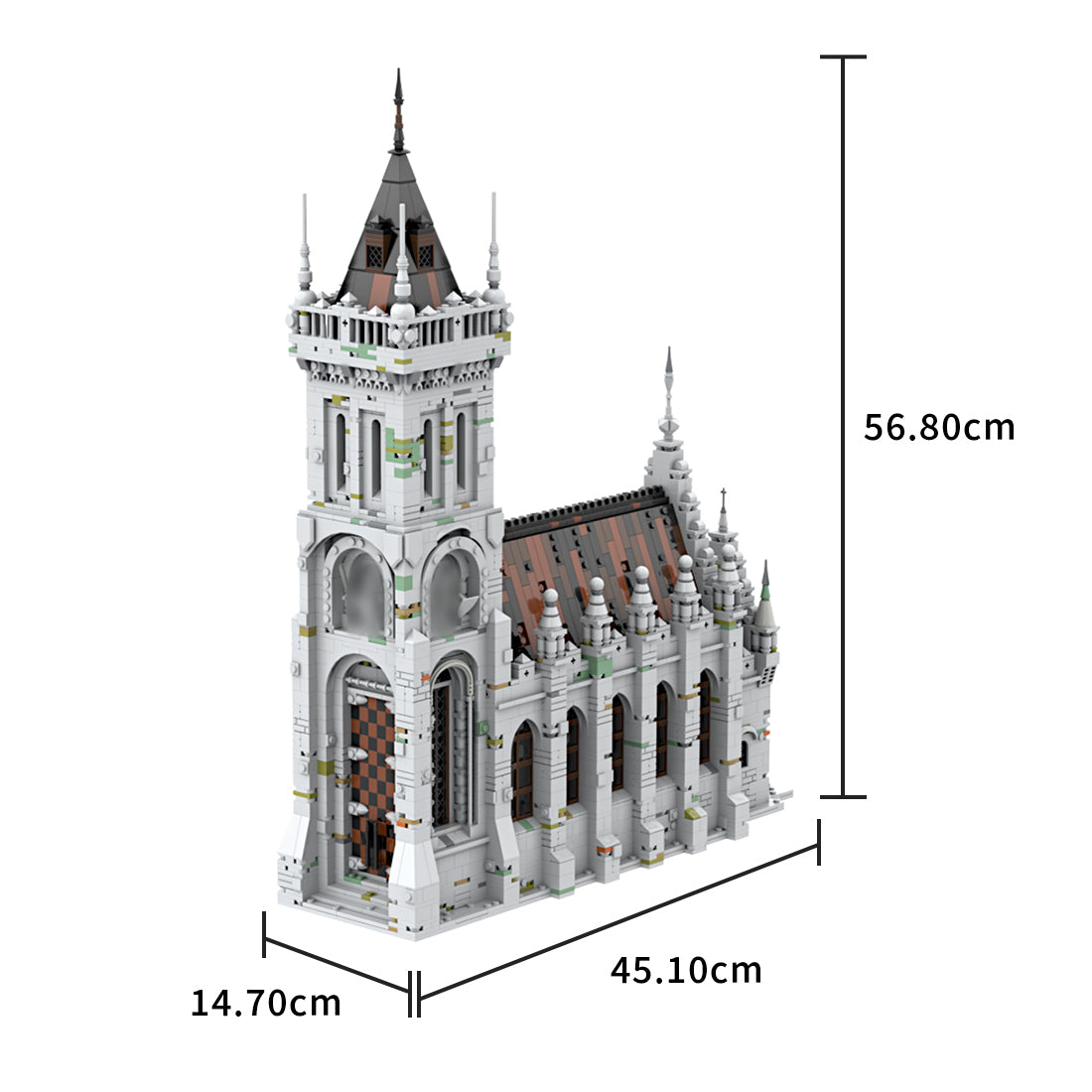 MOC-207213 Gothic Church Klemmbausteine