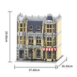 MOC-214606 HiFi Shop & Residential House Klemmbausteine