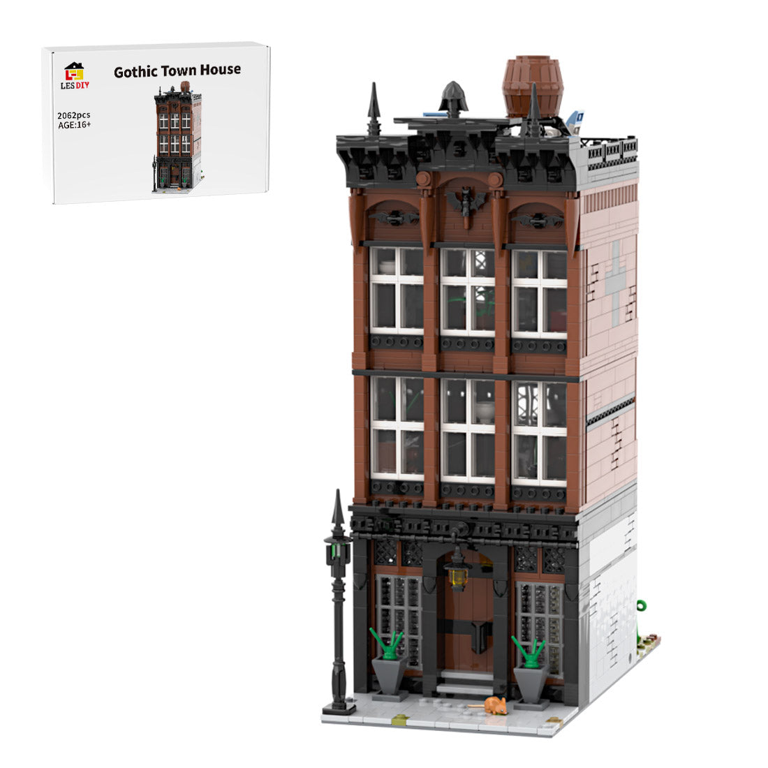 MOC-197722 Gothic Town House Klemmbausteine