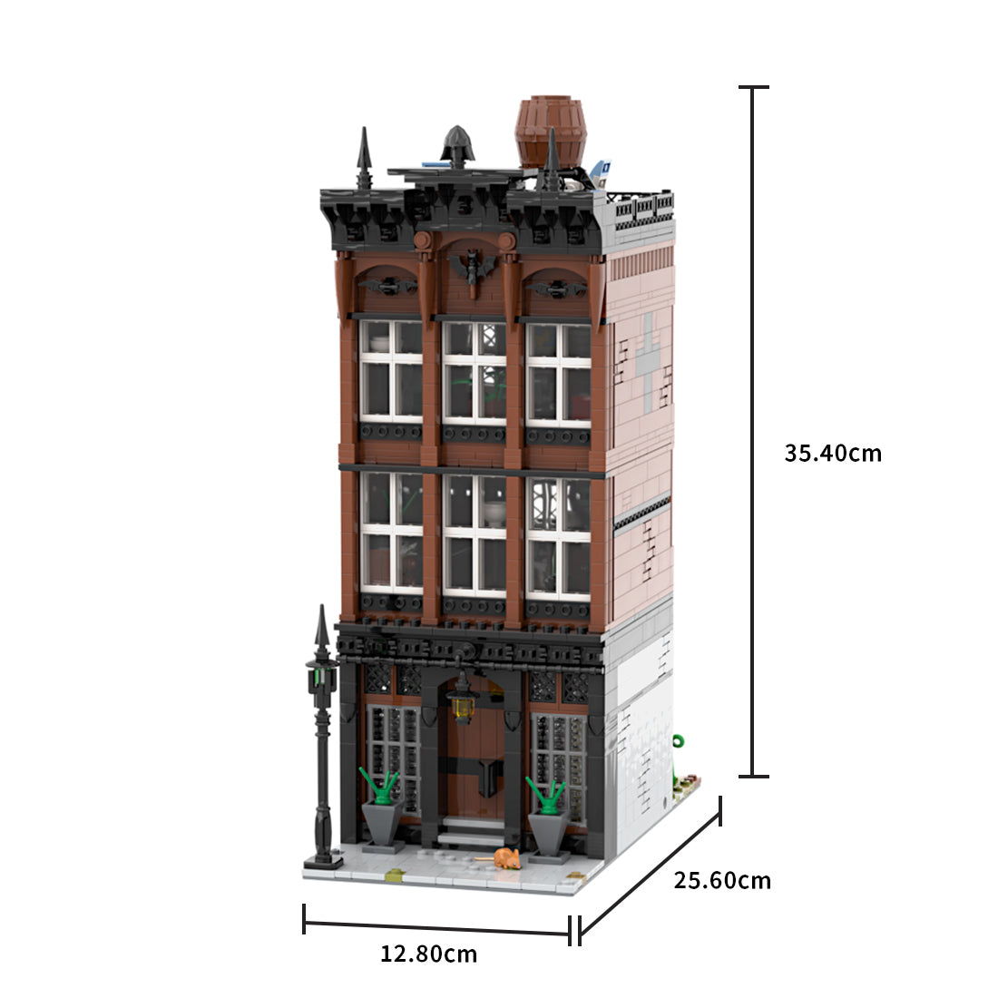 MOC-197722 Gothic Town House Klemmbausteine