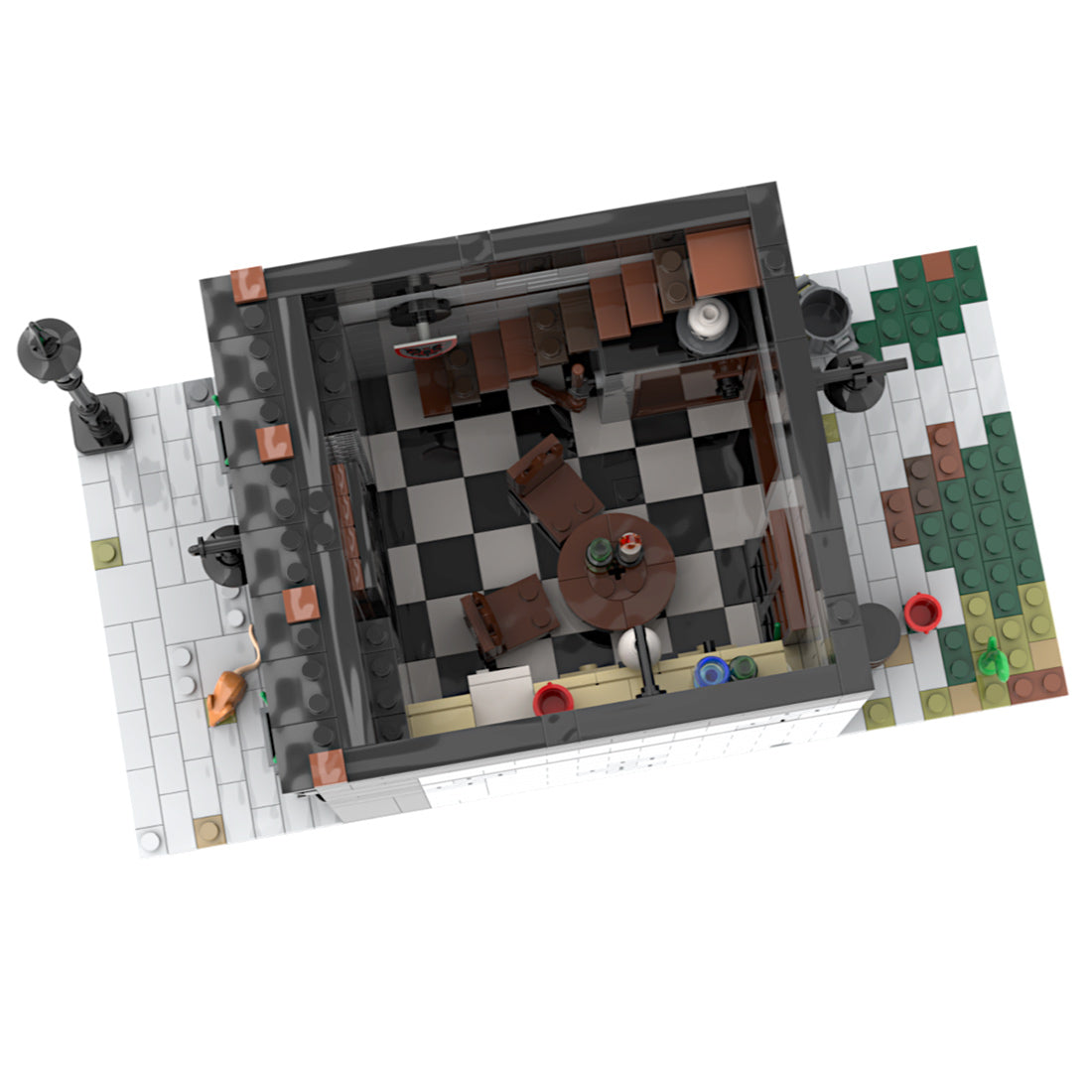 MOC-197722 Gothic Town House Klemmbausteine