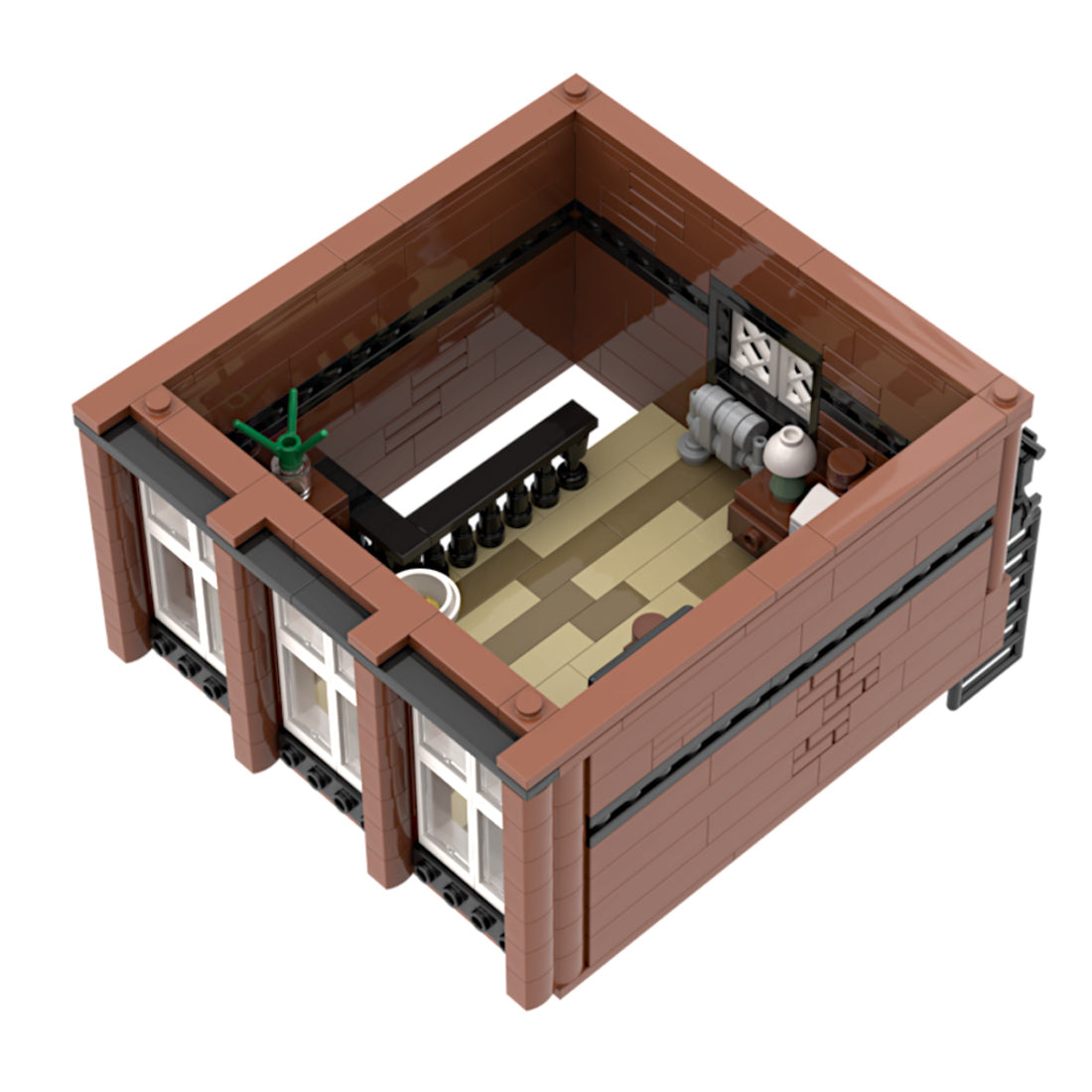 MOC-197722 Gothic Town House Klemmbausteine