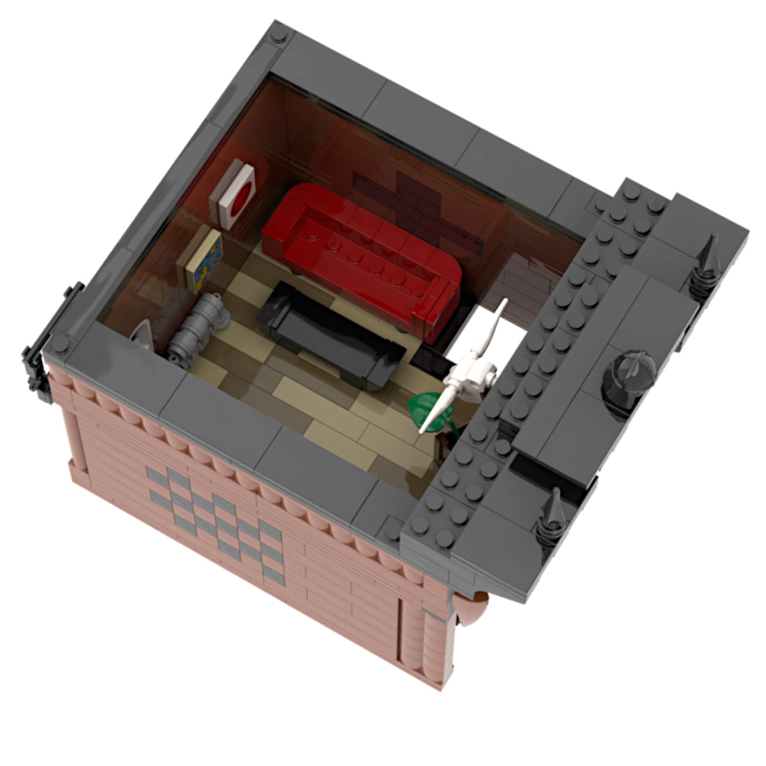 MOC-197722 Gothic Town House Klemmbausteine