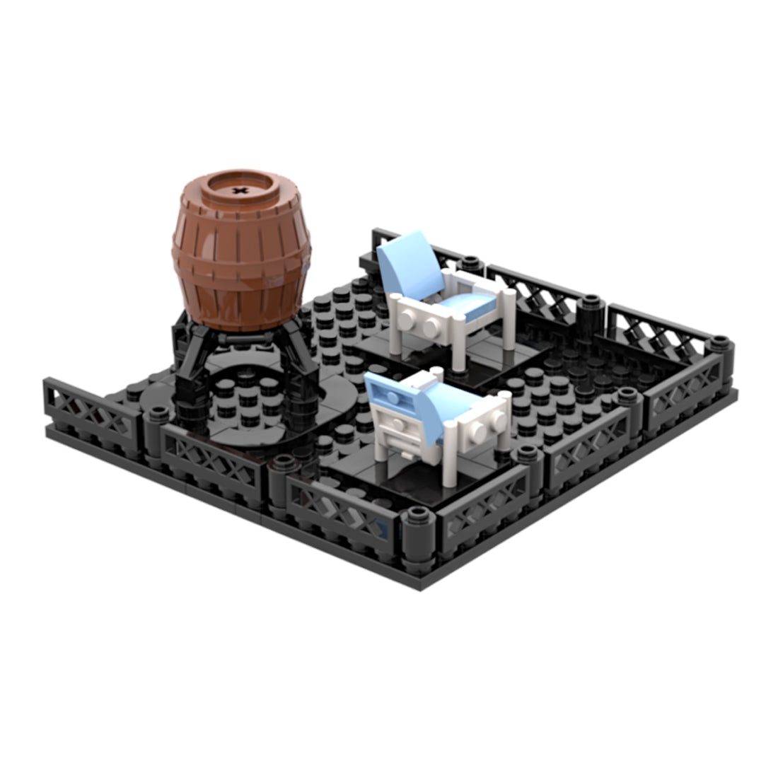 MOC-197722 Gothic Town House Klemmbausteine
