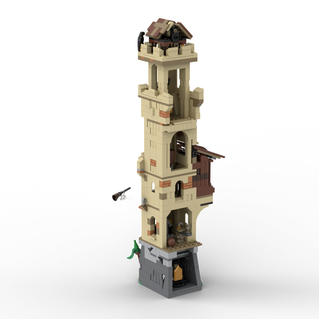 MOC-221503 Cliffside Lighthouse Klemmbausteine
