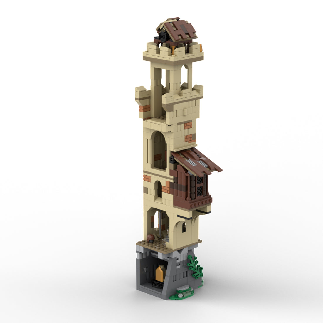 MOC-221503 Cliffside Lighthouse Klemmbausteine