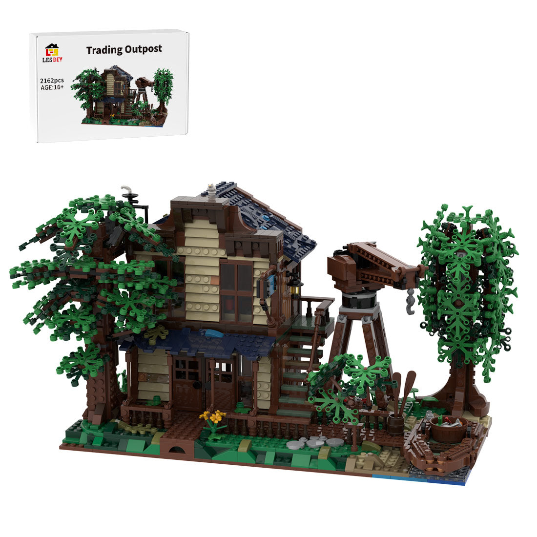 MOC-223742 Trading Outpost Klemmbausteine