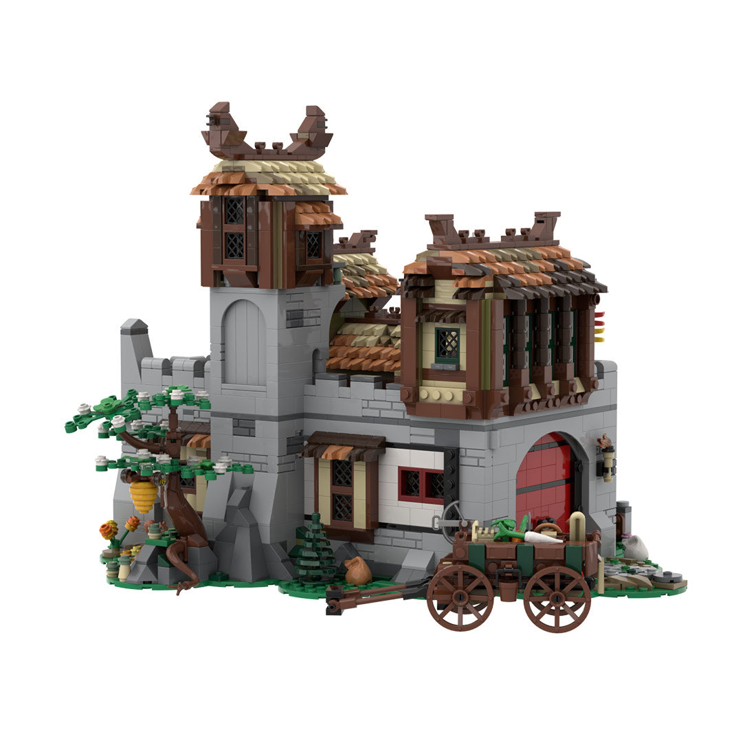 MOC-190214 The Medieval Merchant Klemmbausteine