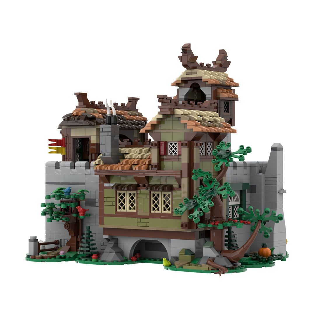MOC-190214 The Medieval Merchant Klemmbausteine