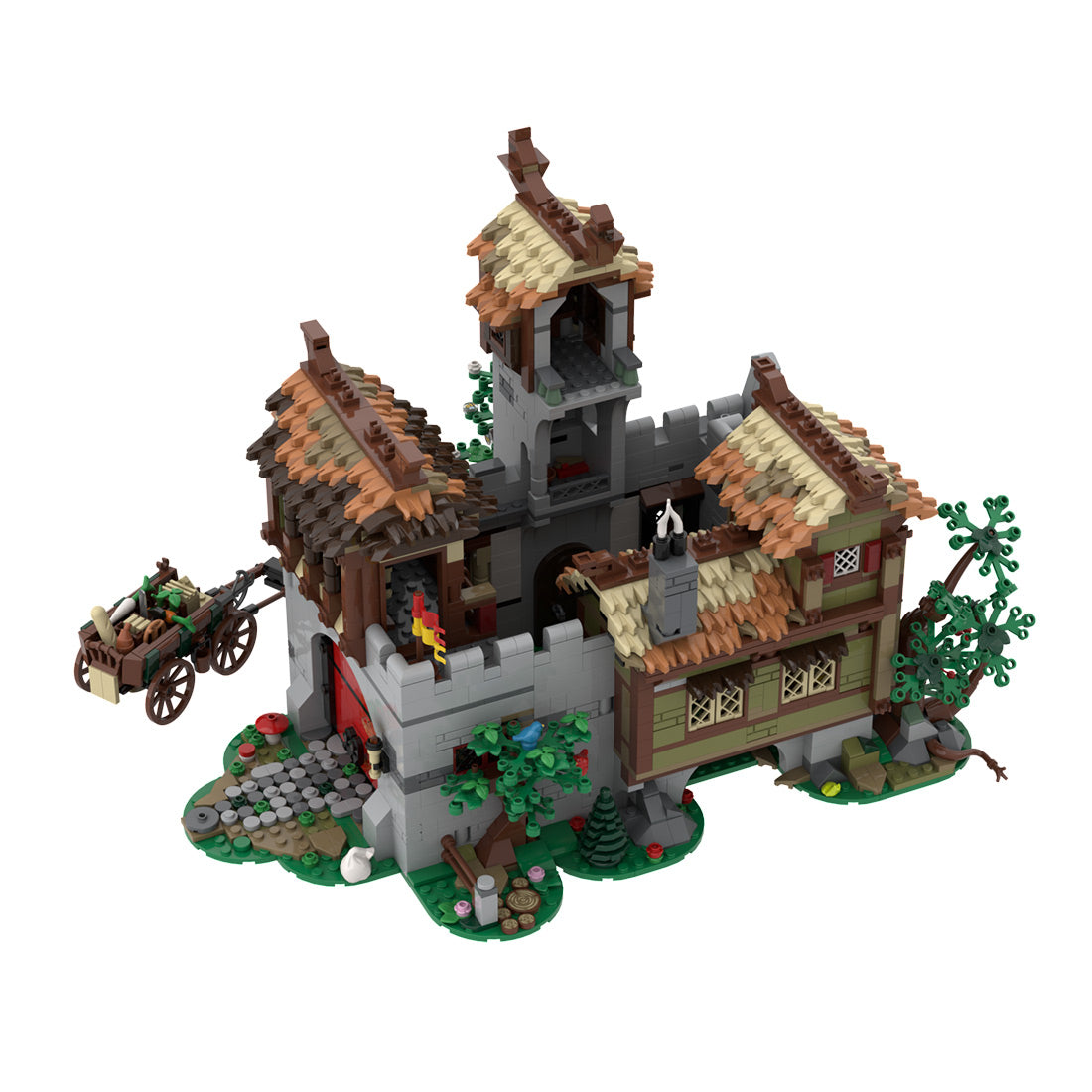 MOC-190214 The Medieval Merchant Klemmbausteine