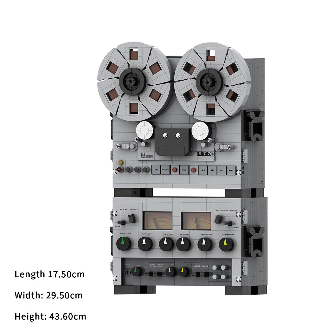Semi-Professional Open-Reel Tape Recorder Klemmbausteine（Dynamic Version）