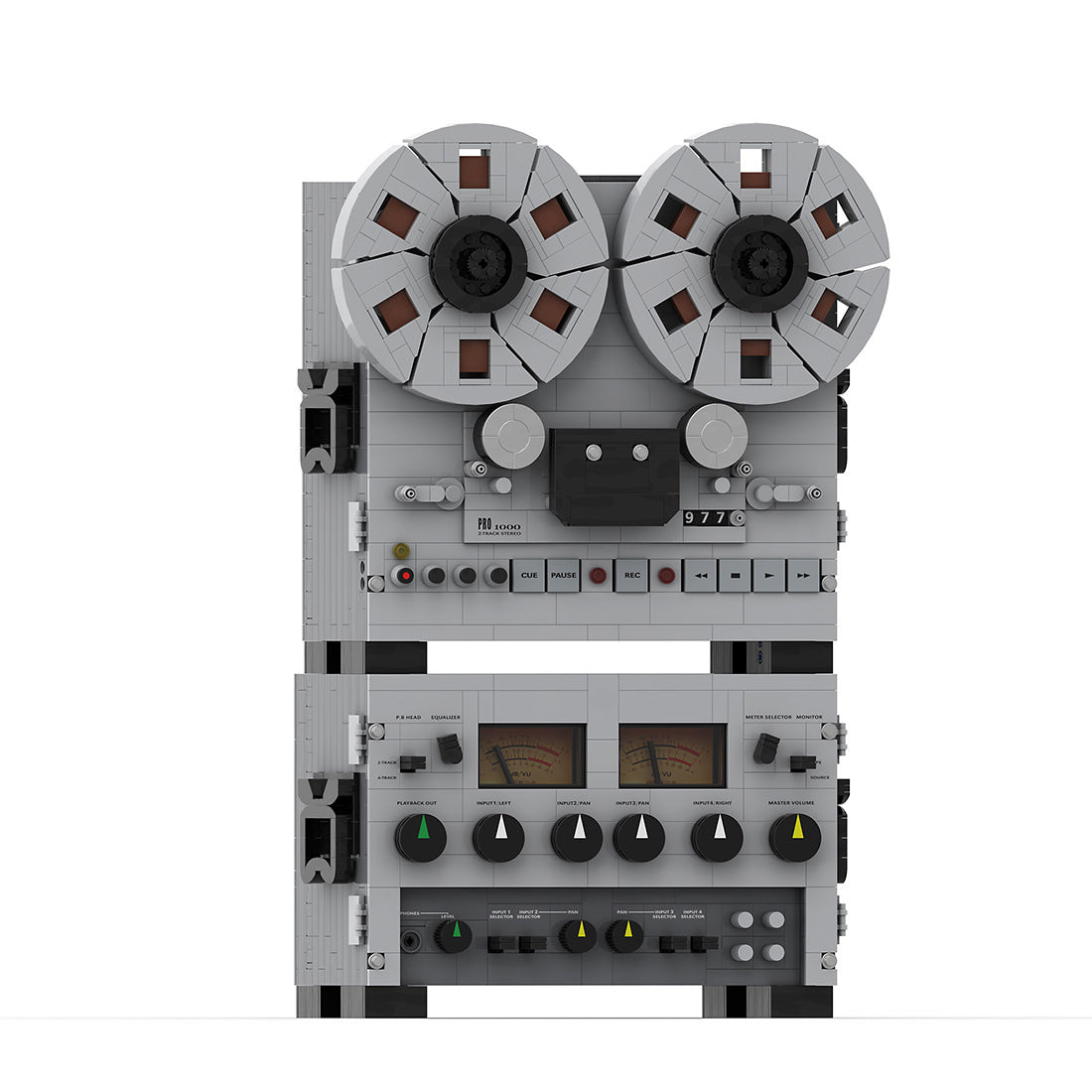 Semi-Professional Open-Reel Tape Recorder Klemmbausteine（Dynamic Version）