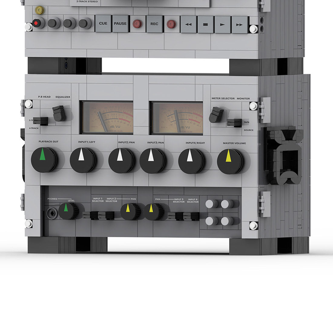 Semi-Professional Open-Reel Tape Recorder Klemmbausteine（Dynamic Version）