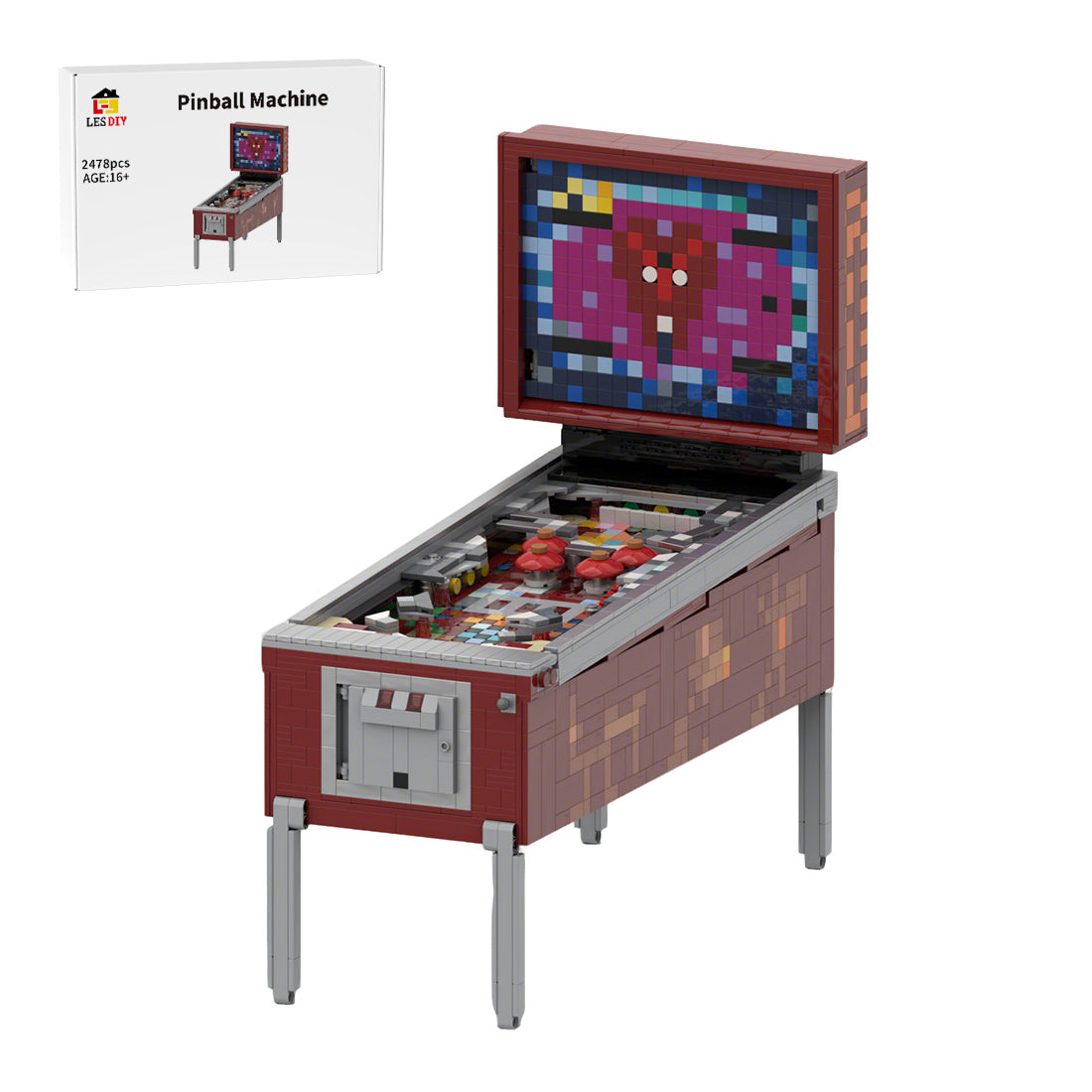 Retro Arcade Machine Klemmbausteine