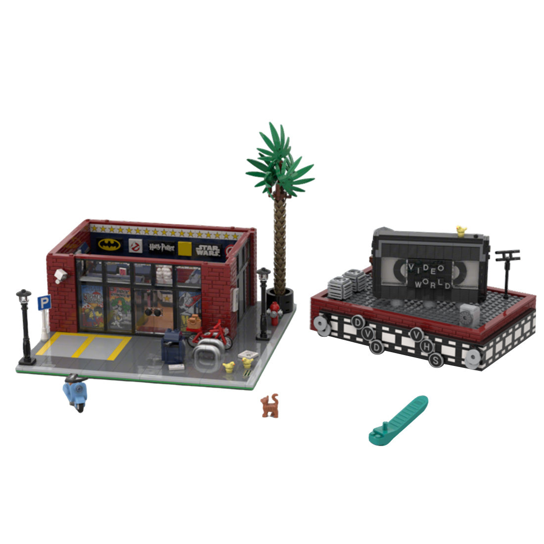 MOC-224017 Video Store Klemmbausteine