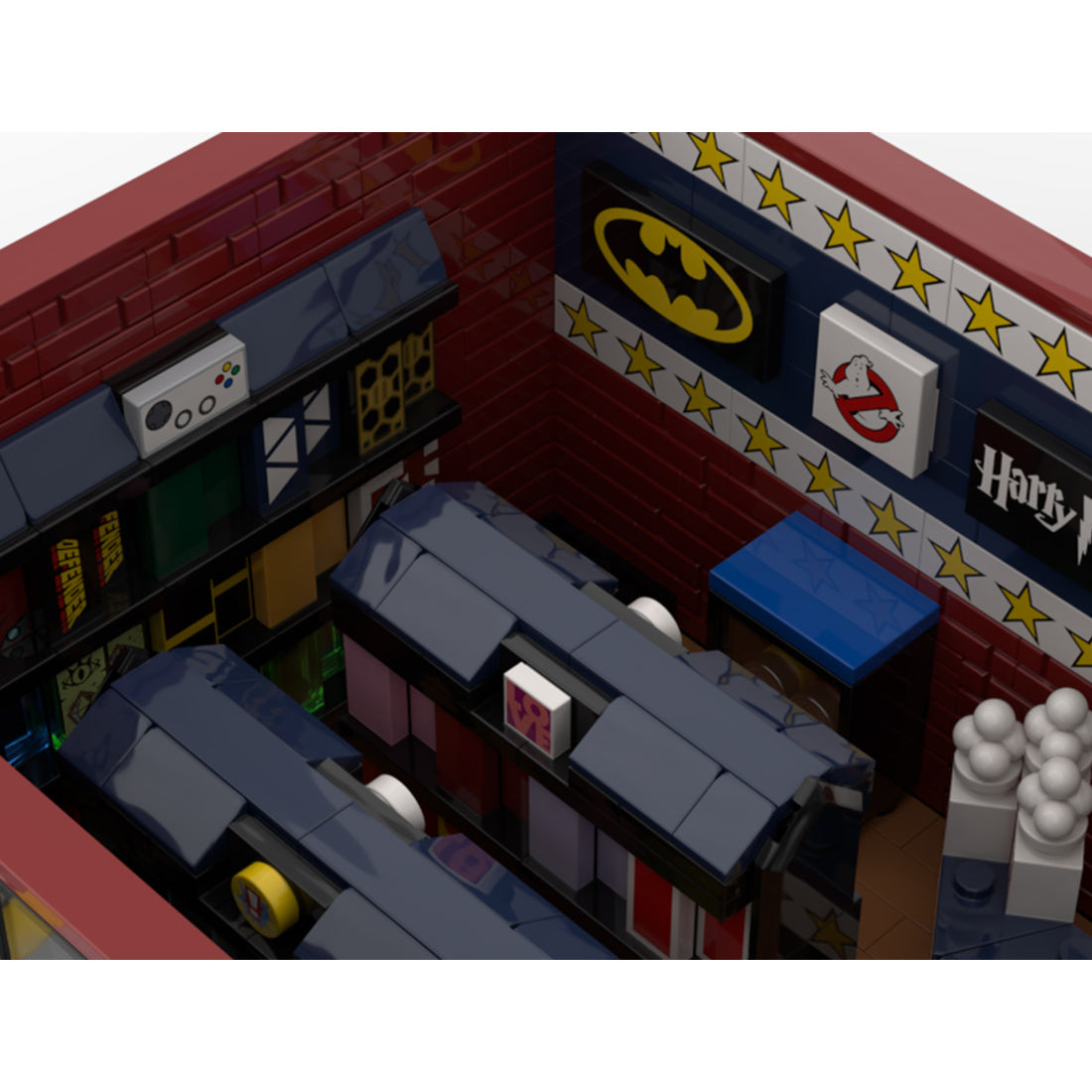 MOC-224017 Video Store Klemmbausteine